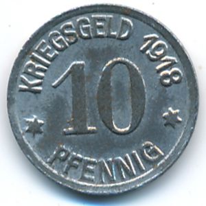 Кобленц., 10 пфеннигов (1920 г.)