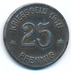 Кобленц., 25 пфеннигов (1918 г.)