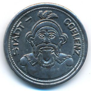 Кобленц., 10 пфеннигов (1920 г.)