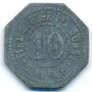 Дуйсбург., 10 пфеннигов
