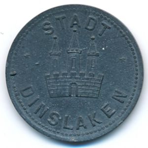 Динслакен., 50 пфеннигов (1919 г.)