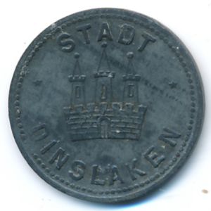Динслакен., 50 пфеннигов (1919 г.)