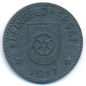 Донауэшинген., 10 пфеннигов (1917 г.)
