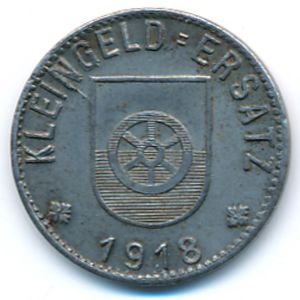 Донауэшинген., 10 пфеннигов (1918 г.)
