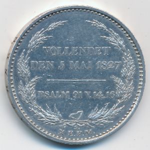 Саксония, 1 талер (1827 г.)