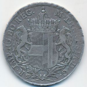 Бургау, 1 талер (1766 г.)