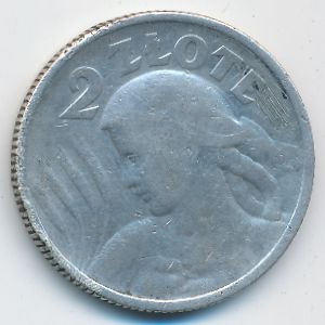 Poland, 2 zlote, 1924