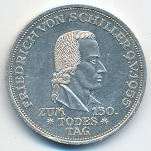 ФРГ, 5 марок (1955 г.)