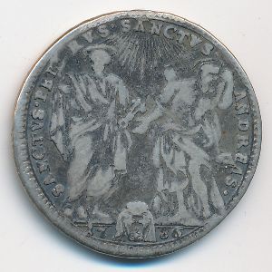 Ватикан, 1 тестон (1786 г.)