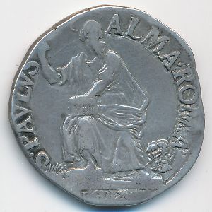 Ватикан, 1 тестон (1612 г.)