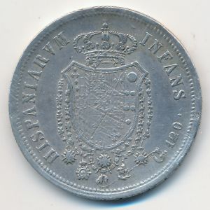 Неаполь и Сицилия, 120 гран (1818 г.)