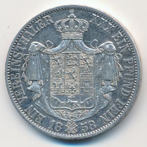 Брауншвейг, 1 талер (1858 г.)