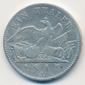 Пруссия, 1 талер (1818 г.)