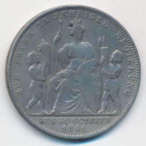 Wurttemberg, 1 gulden, 1841