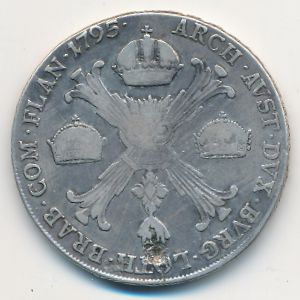 Австрийские Нидерланды, 1 лиард (1795 г.)