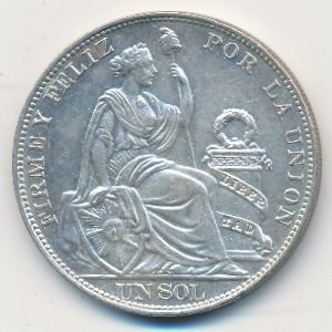 Перу, 1 соль (1915 г.)