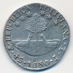 Боливия, 4 соля (1830 г.)