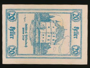Нотгельды Австрии, 20 геллеров (1920 г.)