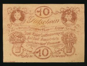 Нотгельды Австрии, 10 геллеров (1921 г.)
