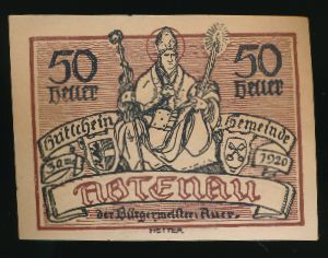 Нотгельды Австрии, 50 геллеров (1920 г.)