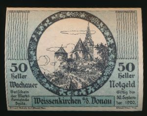 Нотгельды Австрии, 50 геллеров (1920 г.)