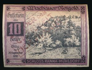 Нотгельды Австрии, 10 геллеров (1920 г.)