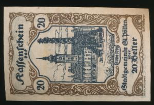 Нотгельды Австрии, 20 геллеров (1920 г.)