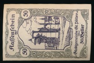 Нотгельды Австрии, 50 геллеров (1920 г.)