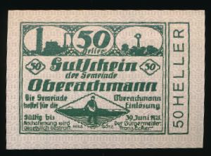 Нотгельды Австрии, 50 геллеров (1920 г.)