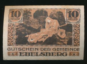 Нотгельды Австрии, 10 геллеров (1920 г.)