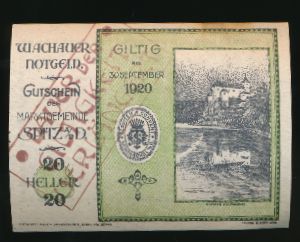 Нотгельды Австрии, 20 геллеров (1920 г.)