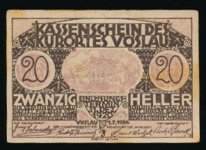 Нотгельды Австрии, 20 геллеров (1920 г.)
