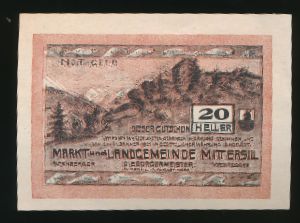 Нотгельды Австрии, 20 геллеров (1920 г.)