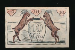 Нотгельды Австрии, 10 геллеров (1920 г.)