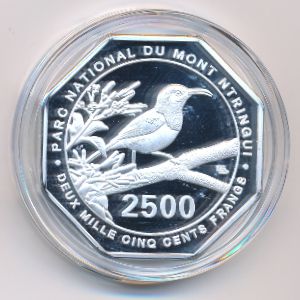 Анжуан., 2500 франков (2026 г.)