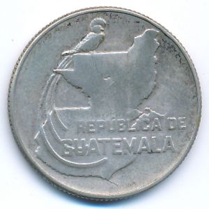 Guatemala, 25 centavos, 1943