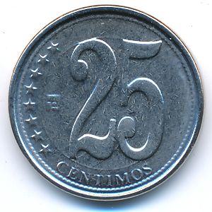 Venezuela, 25 centimos, 2009