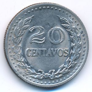 Колумбия, 20 сентаво (1975 г.)