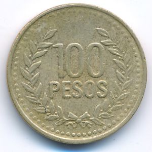 Колумбия, 100 песо (1994 г.)
