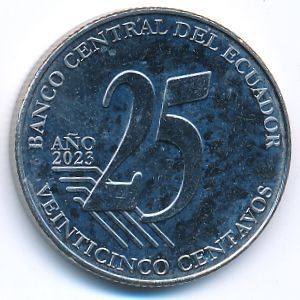 Эквадор, 25 сентаво (2023 г.)