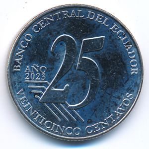 Эквадор, 25 сентаво (2023 г.)