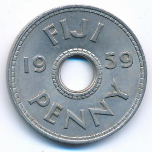 Fiji, 1 penny, 1959