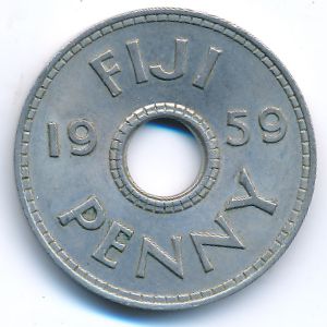 Fiji, 1 penny, 1959