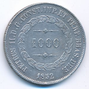 Бразилия, 1000 рейс (1852 г.)