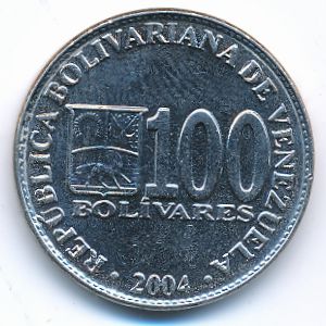 Venezuela, 100 bolivares, 2004