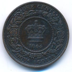 Новая Шотландия, 1 цент (1864 г.)
