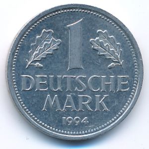 West Germany, 1 mark, 1994