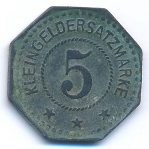 Neustadt, 5 пфеннигов, 1917