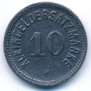 Darmstadt, 10 пфеннигов, 1919