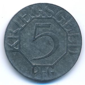 Dortmund, 5 пфеннигов, 1917